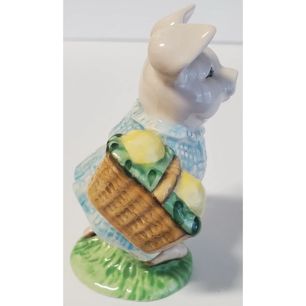 Vintage Beatrix Potter Little Pig Robinson 1989 Royal Albert England Figurine